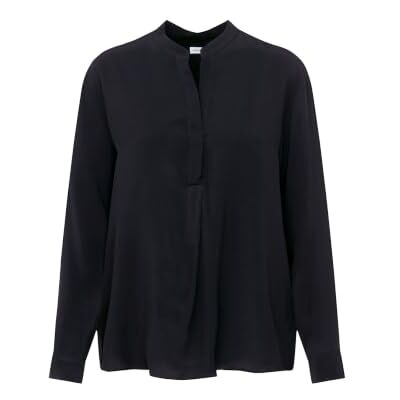 seidensticker Chemisier à Manches Longues Coupe Droite Blouse, Noir, 48 Femme, Noir, 48 seidensticker Chemisier à Manches Longues Coupe Droite Blouse, Noir, 48 Femme, Noir, 48