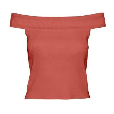 VERO MODA Vmwillow Débardeur Ga À Épaules Dénudées Haut en tricot Femme (lot de 1) VERO MODA Vmwillow Débardeur Ga À Épaules Dénudées Haut en tricot Femme (lot de 1)