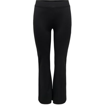 JDY pretty Flare JRS Noos Pantalon Femme, Noir, L JDY pretty Flare JRS Noos Pantalon Femme, Noir, L