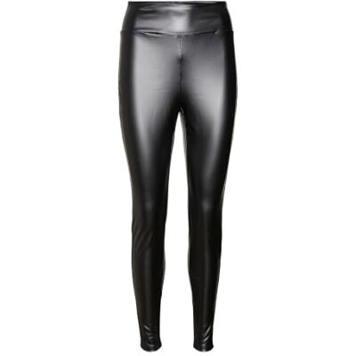 VERO MODA Vmsuella Jade Hw Coated Legging Noos Pantalon en cuir synthétique Femme VERO MODA Vmsuella Jade Hw Coated Legging Noos Pantalon en cuir synthétique Femme