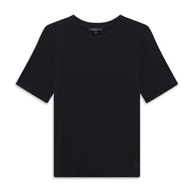 bugatti T-shirt en viscose pour femme, col rond, manches courtes, coupe moderne bugatti T-shirt en viscose pour femme, col rond, manches courtes, coupe moderne