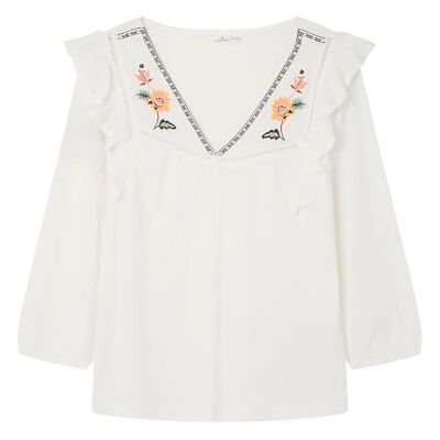 Springfield Blusa Bordados Flor Chemisier Femme (lot de 1) Springfield Blusa Bordados Flor Chemisier Femme (lot de 1)