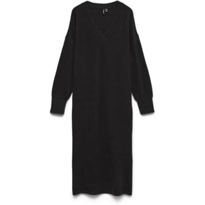 VERO MODA Vmmae Ls V-neck Dress Exp Vmmae Ls Robe à col en V Femme (lot de 1) VERO MODA Vmmae Ls V-neck Dress Exp Vmmae Ls Robe à col en V Femme (lot de 1)