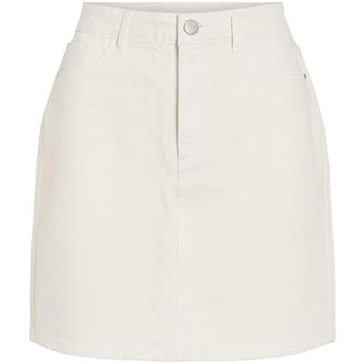 VILA VIKAJA HW JAF Denim Skirt Noos, Cloud Dancer, 40 VILA VIKAJA HW JAF Denim Skirt Noos, Cloud Dancer, 40