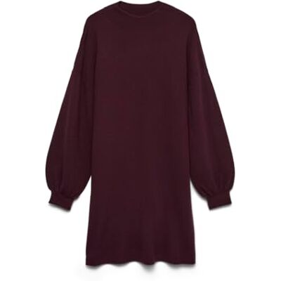VERO MODA Vmnancy Ls Funnelneck Dress Noos Robe en tricot Femme VERO MODA Vmnancy Ls Funnelneck Dress Noos Robe en tricot Femme