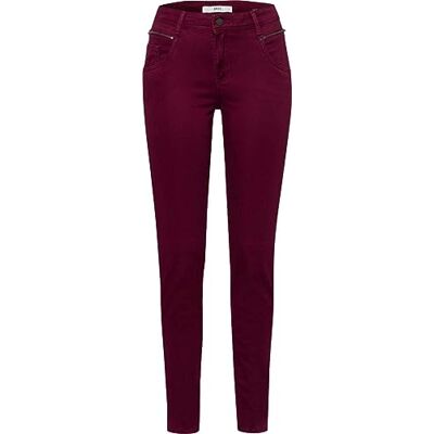 BRAX Pantalon d'hiver Shakira Dream pour femme, cerise, 36W / 32L BRAX Pantalon d'hiver Shakira Dream pour femme, cerise, 36W / 32L