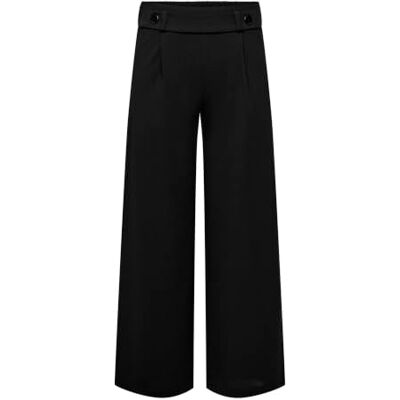 JACQUELINE de YONG JDY Femme Pantalon Jdygeggo New Long Pant Jrs Noos, Noir (Schwarz), L JACQUELINE de YONG JDY Femme Pantalon Jdygeggo New Long Pant Jrs Noos, Noir (Schwarz), L