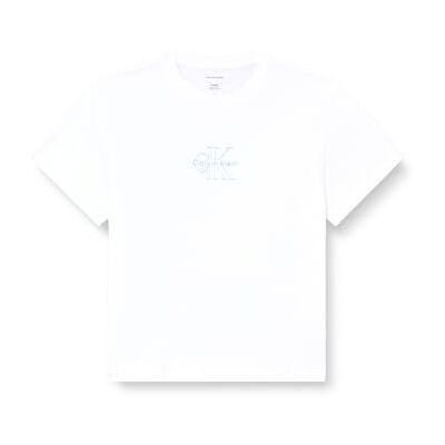 Calvin Jeans T-shirts graphiques pour femmes, Blanc brillant, XL Calvin Jeans T-shirts graphiques pour femmes, Blanc brillant, XL