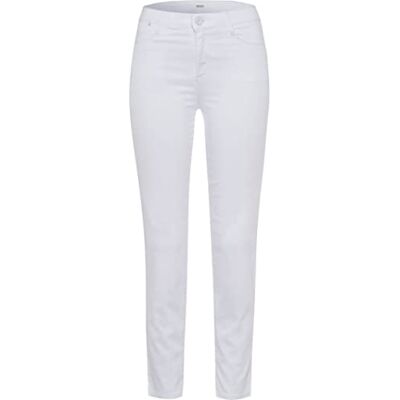 BRAX Jean court en denim clair pour femme Shakira S, Blanc., 34W / 30L BRAX Jean court en denim clair pour femme Shakira S, Blanc., 34W / 30L