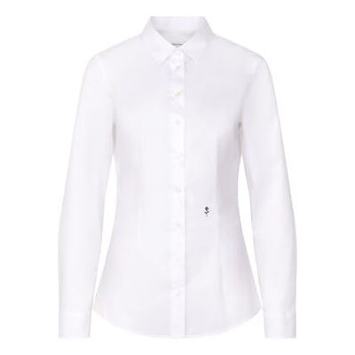 seidensticker Chemisier à Manches Longues Slim Fit Blouse, Blanc, 32 Femme seidensticker Chemisier à Manches Longues Slim Fit Blouse, Blanc, 32 Femme