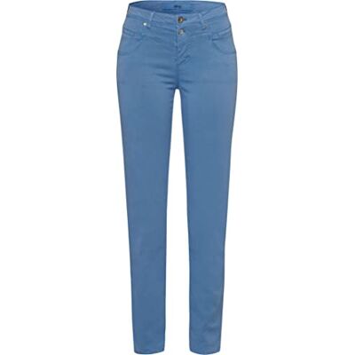 BRAX Style Shakira Cozy Cotton-Pantalon confortable pour femme en coton Lyocell, Bleu glace., 26W / 32L BRAX Style Shakira Cozy Cotton-Pantalon confortable pour femme en coton Lyocell, Bleu glace., 26W / 32L