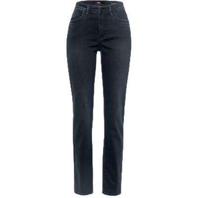 BRAX Jean thermique en denim style Mary 5 poches, pour femme, Bleu foncé usé., 31W / 30L BRAX Jean thermique en denim style Mary 5 poches, pour femme, Bleu foncé usé., 31W / 30L