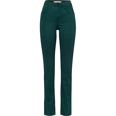 BRAX Pantalon d'hiver pour femme style Mary Dream, Malachite foncé, 26W / 30L BRAX Pantalon d'hiver pour femme style Mary Dream, Malachite foncé, 26W / 30L