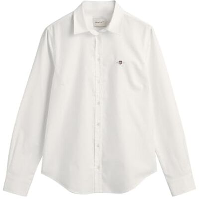 GANT Shirt Chemise Oxford Stretch Slim, White, 44 Femme, Blanc, 44 GANT Shirt Chemise Oxford Stretch Slim, White, 44 Femme, Blanc, 44