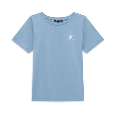 bugatti W8676-12078 T-shirt à manches courtes 340-bleu-gris, M Femme bugatti W8676-12078 T-shirt à manches courtes 340-bleu-gris, M Femme
