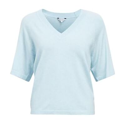 Object Objthess 2/4 Lo V-neck Knit Top Noos Objthess Noos Haut en tricot 2/4 à col en V Femme (lot de 1) Object Objthess 2/4 Lo V-neck Knit Top Noos Objthess Noos Haut en tricot 2/4 à col en V Femme (lot de 1)