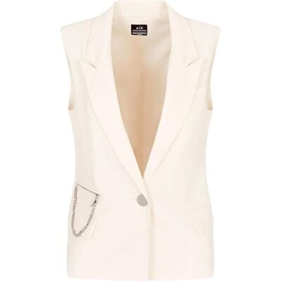 Giorgio Armani Edgy Blazer Vest Vest Femme Giorgio Armani Edgy Blazer Vest Vest Femme