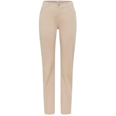 BRAX Pantalon Mary en coton de qualité supérieure à cinq poches, 56 Amande, 34W / 30L BRAX Pantalon Mary en coton de qualité supérieure à cinq poches, 56 Amande, 34W / 30L