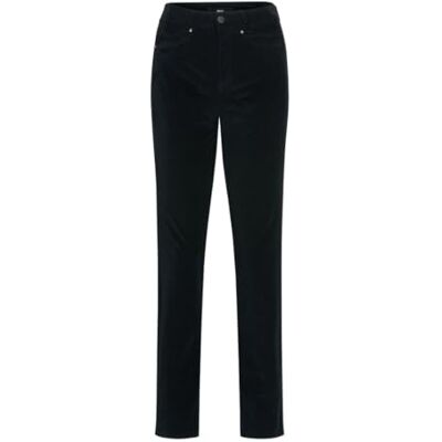 BRAX Pantalon en velours Shakira pour femme, Noir, 36W / 32L BRAX Pantalon en velours Shakira pour femme, Noir, 36W / 32L