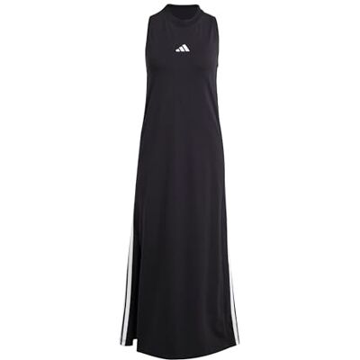adidas Essentials 3-stripes Long Racerback Dress Robe Femme adidas Essentials 3-stripes Long Racerback Dress Robe Femme