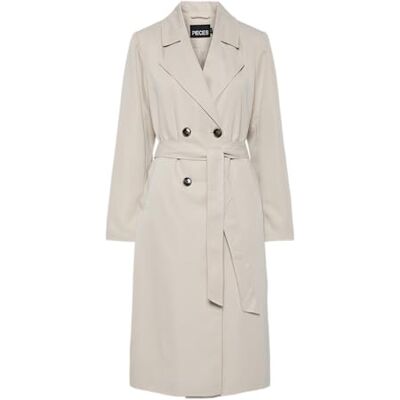 PIECES Pcscarlett Ls Trenchcoat Noos Pcscarlett Ls Trench Noos Femme (lot de 1) PIECES Pcscarlett Ls Trenchcoat Noos Pcscarlett Ls Trench Noos Femme (lot de 1)