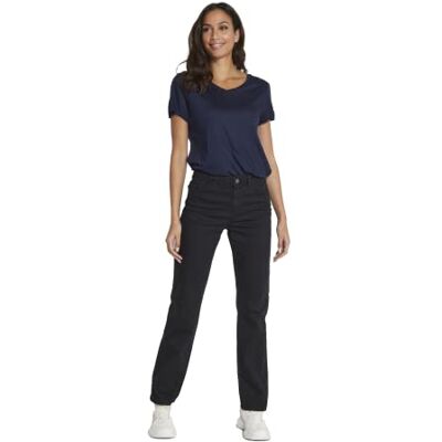 KAFFE Women's Straight Leg Jeans Pants High Waist Jeans Femme KAFFE Women's Straight Leg Jeans Pants High Waist Jeans Femme