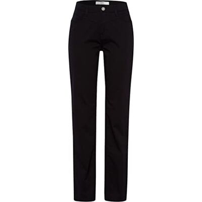 BRAX Style Carola Superior Cotton Pantalon pour femme, Perma Black, 26W / 32L BRAX Style Carola Superior Cotton Pantalon pour femme, Perma Black, 26W / 32L