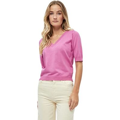 Minus Milla V-Neck Knit Tee 1 T-shirt en tricot à col en V Femme Minus Milla V-Neck Knit Tee 1 T-shirt en tricot à col en V Femme
