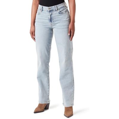 7 For All Mankind Jean Ellie droit Luxvinsun pour femme, bleu clair, 29 7 For All Mankind Jean Ellie droit Luxvinsun pour femme, bleu clair, 29