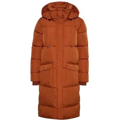 KAFFE Women's Puffer Jacket Padded Coat Quilted Longline Hooded Quilted Jacket Femme KAFFE Women's Puffer Jacket Padded Coat Quilted Longline Hooded Quilted Jacket Femme