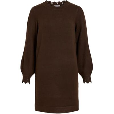 VILA Vinikolina O-neck L/S Knit Dress Noos Robe en tricot Vinikolina à col rond L/S Noos Femme (lot de 1) VILA Vinikolina O-neck L/S Knit Dress Noos Robe en tricot Vinikolina à col rond L/S Noos Femme (lot de 1)
