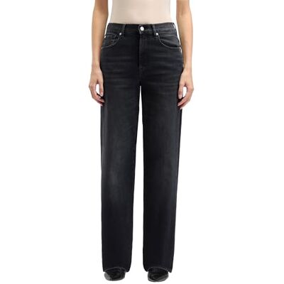 7 For All Mankind Stovepipe Straight Bottomline, Noir, 29W 7 For All Mankind Stovepipe Straight Bottomline, Noir, 29W