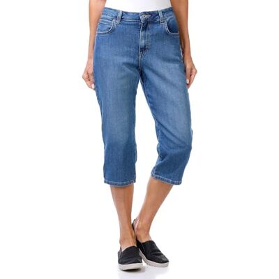 Lee Pantalon capri coupe décontractée pour femme, Soar, M Lee Pantalon capri coupe décontractée pour femme, Soar, M