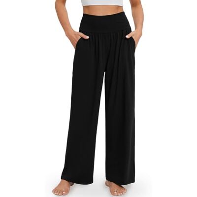 Gracyoga Pantalon de pyjama pour femme, A-noir, L Gracyoga Pantalon de pyjama pour femme, A-noir, L