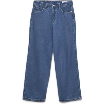 VERO MODA Vmkirsa Asta Mr Straight Denim Jeans Mix Vmkirsa Asta Mr Jean droit en denim mélangé Femme (lot de 1) VERO MODA Vmkirsa Asta Mr Straight Denim Jeans Mix Vmkirsa Asta Mr Jean droit en denim mélangé Femme (lot de 1)