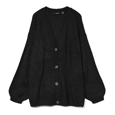 VERO MODA Vmclea Ls V-neck Cuff Cardigan Cur Vmclea Ls Cardigan Cur à col en V Femme (lot de 1) VERO MODA Vmclea Ls V-neck Cuff Cardigan Cur Vmclea Ls Cardigan Cur à col en V Femme (lot de 1)