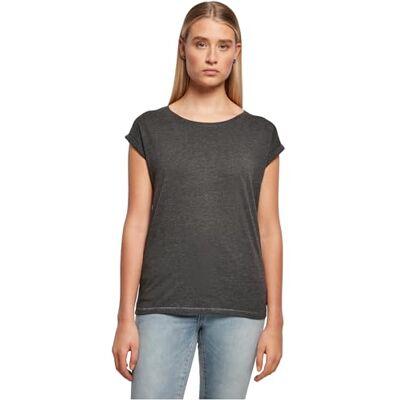 Build Your Brand T-shirt pour femme Épaule étendue T-shirt long pour femme Coton Charbon XL Build Your Brand T-shirt pour femme Épaule étendue T-shirt long pour femme Coton Charbon XL