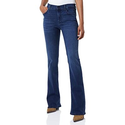 7 For All Mankind Jean Bootcut Bair Eco Park Avenue pour femme, bleu foncé, 31W / 31L 7 For All Mankind Jean Bootcut Bair Eco Park Avenue pour femme, bleu foncé, 31W / 31L