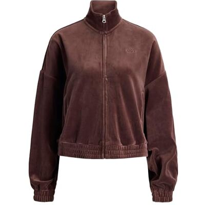 JACK & JONES Jxsnookie Velvet High Neck Zip Sweat Swt Jxsnookie Sweat-shirt à col haut en velours avec fermeture éclair Femme (lot de 1) JACK & JONES Jxsnookie Velvet High Neck Zip Sweat Swt Jxsnookie Sweat-shirt à col haut en velours avec fermeture éclair Femme (lot de 1)