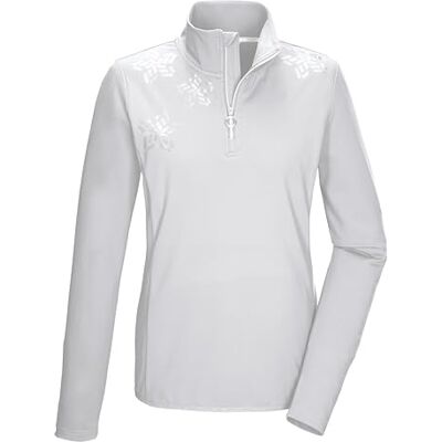 Killtec Ksw 110 Wmn Ls Shrt T-shirt Powerstretch/couche intermédiaire avec col montant et fermeture éclair Femme Killtec Ksw 110 Wmn Ls Shrt T-shirt Powerstretch/couche intermédiaire avec col montant et fermeture éclair Femme