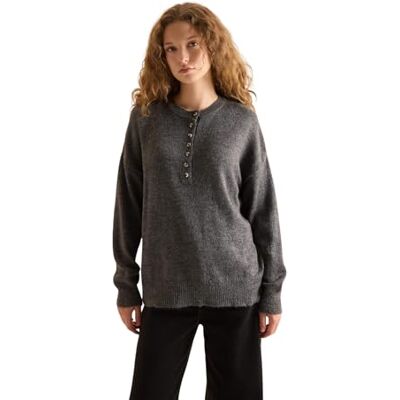 DeFacto Pullover Damen Langarm Blusen & Tuniken Pullover Damen Winter Sweater Blouse Femme DeFacto Pullover Damen Langarm Blusen & Tuniken Pullover Damen Winter Sweater Blouse Femme