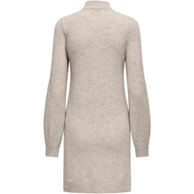 ONLY JACQUELINE de YONG Robe en tricot féminin, col haut, Chateau Gray, XXS ONLY JACQUELINE de YONG Robe en tricot féminin, col haut, Chateau Gray, XXS