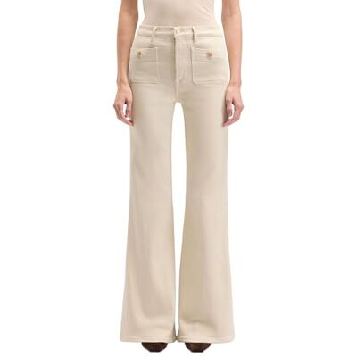 7 For All Mankind Dojo moderne sans taille, coloré, luxe, vintage, avec poches à patch, beige, 30W 7 For All Mankind Dojo moderne sans taille, coloré, luxe, vintage, avec poches à patch, beige, 30W