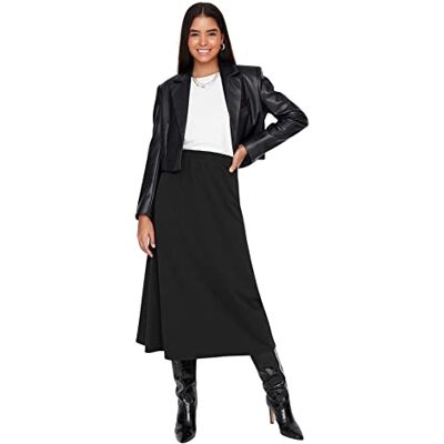 Trendyol Mesdames Modest Maxi A-ligne A-line Tricoté Jupe Skirt Femme (lot de 1) Trendyol Mesdames Modest Maxi A-ligne A-line Tricoté Jupe Skirt Femme (lot de 1)