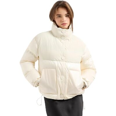 Giorgio Armani A X ARMANI EXCHANGE The Notorius Frank, Insert en Nylon Froissé Blouson Femme Giorgio Armani A X ARMANI EXCHANGE The Notorius Frank, Insert en Nylon Froissé Blouson Femme
