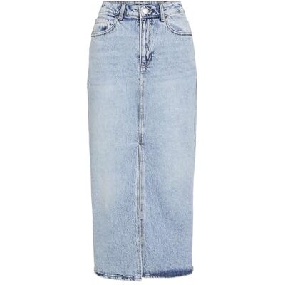 VILA Vijaf Hw Midi Denim Skirt-noos Jupe en jean Femme (lot de 1) VILA Vijaf Hw Midi Denim Skirt-noos Jupe en jean Femme (lot de 1)