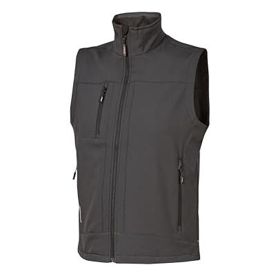 U Power U-Power Gilet de travail sans manches gris Stretch CLIMB M Gris Foncé U Power U-Power Gilet de travail sans manches gris Stretch CLIMB M Gris Foncé