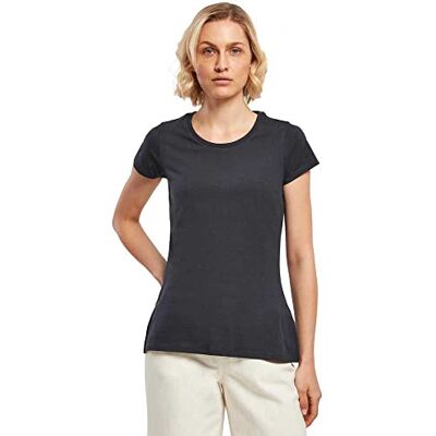 Build Your Brand T- Shirt Basique pour Femme, Bleu Marine, XS Build Your Brand T- Shirt Basique pour Femme, Bleu Marine, XS
