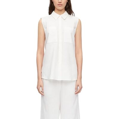 COMMA 2180863 Chemisier en lin mélangé Femme COMMA 2180863 Chemisier en lin mélangé Femme