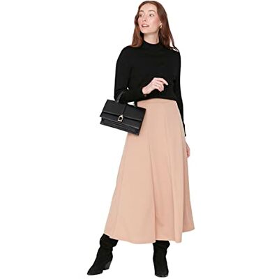 Trendyol Femme Design Midi A-ligne A-line Tricoté Jupe Skirt Femme (lot de 1) Trendyol Femme Design Midi A-ligne A-line Tricoté Jupe Skirt Femme (lot de 1)